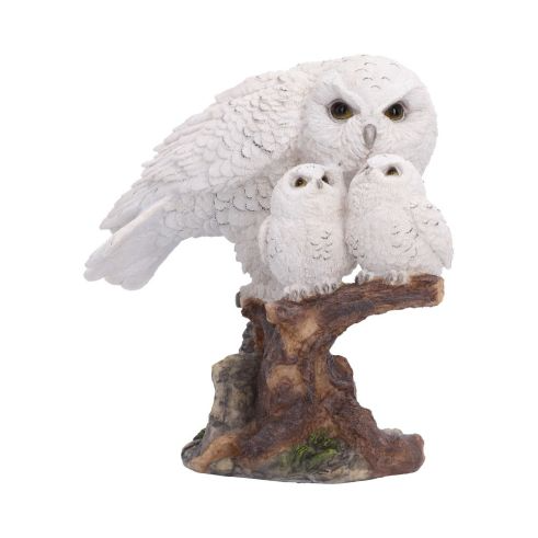 Nest of Love Owl Family Figurine
