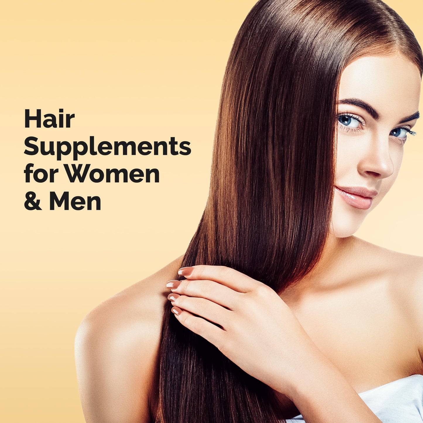 Ultrax Labs Hair Rush | Maxx Hair Growth & Anti Hair Loss Nutrient Solubilized Keratin Vitamin Supplement, 60 Tablets