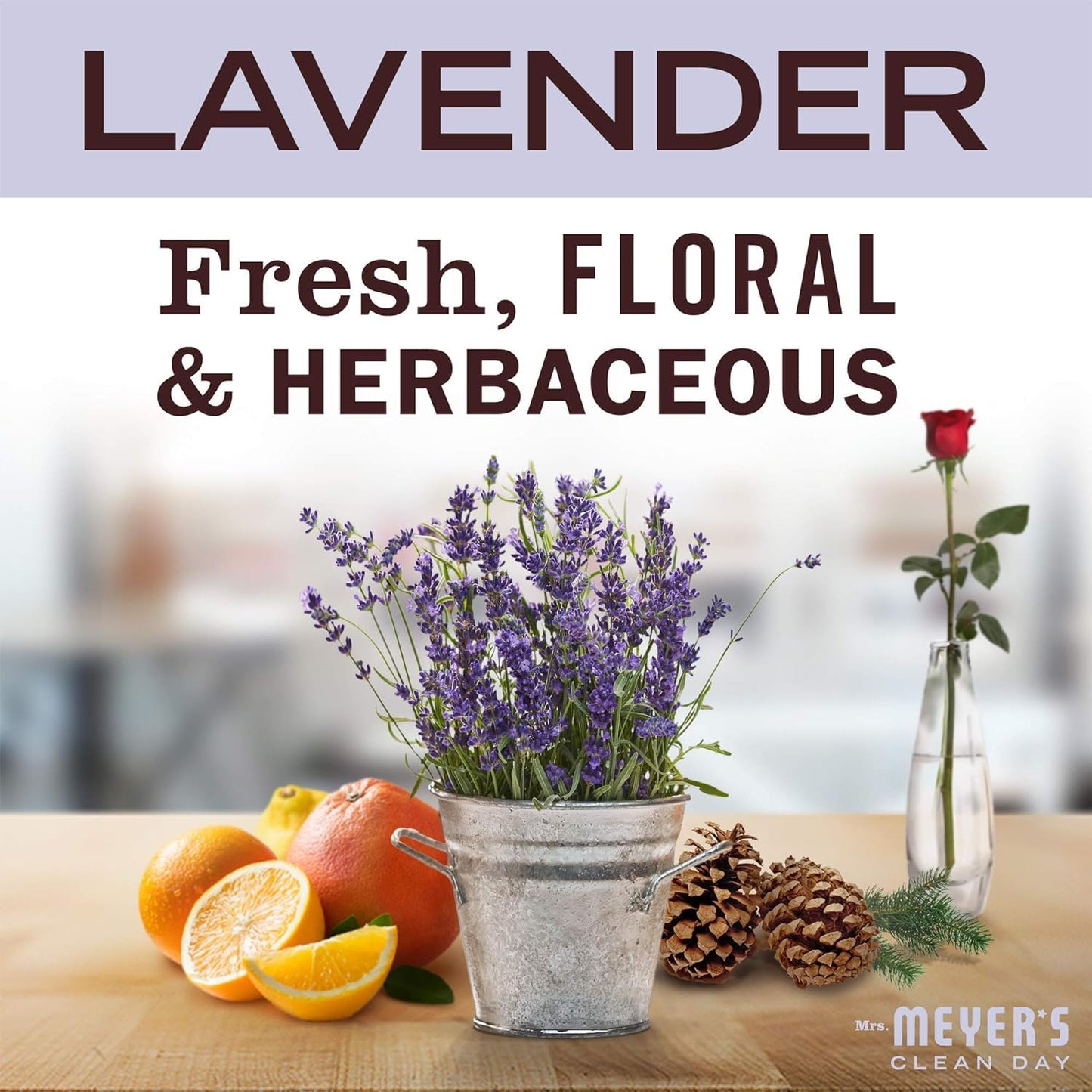 Mrs. Meyer's Lavender Hand Soap Refill, 33 oz (Pack of 3)