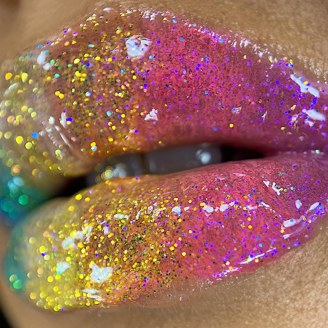 Unicorn Snot Plant-Based Glitter Lip Gloss Gift Set – 3-Pack, Vegan & Cruelty-Free