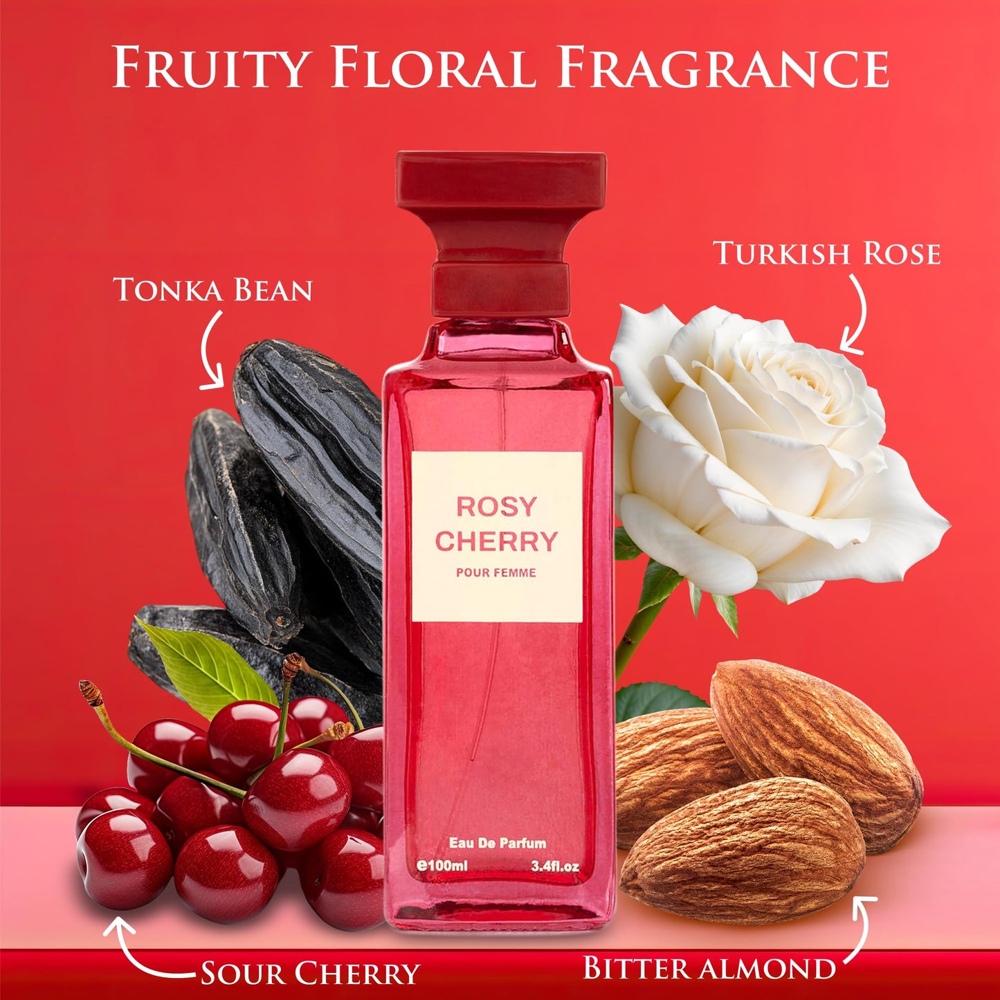 Rosy Cherry for Women | Fruity Floral Fragrance by Urban Collection
