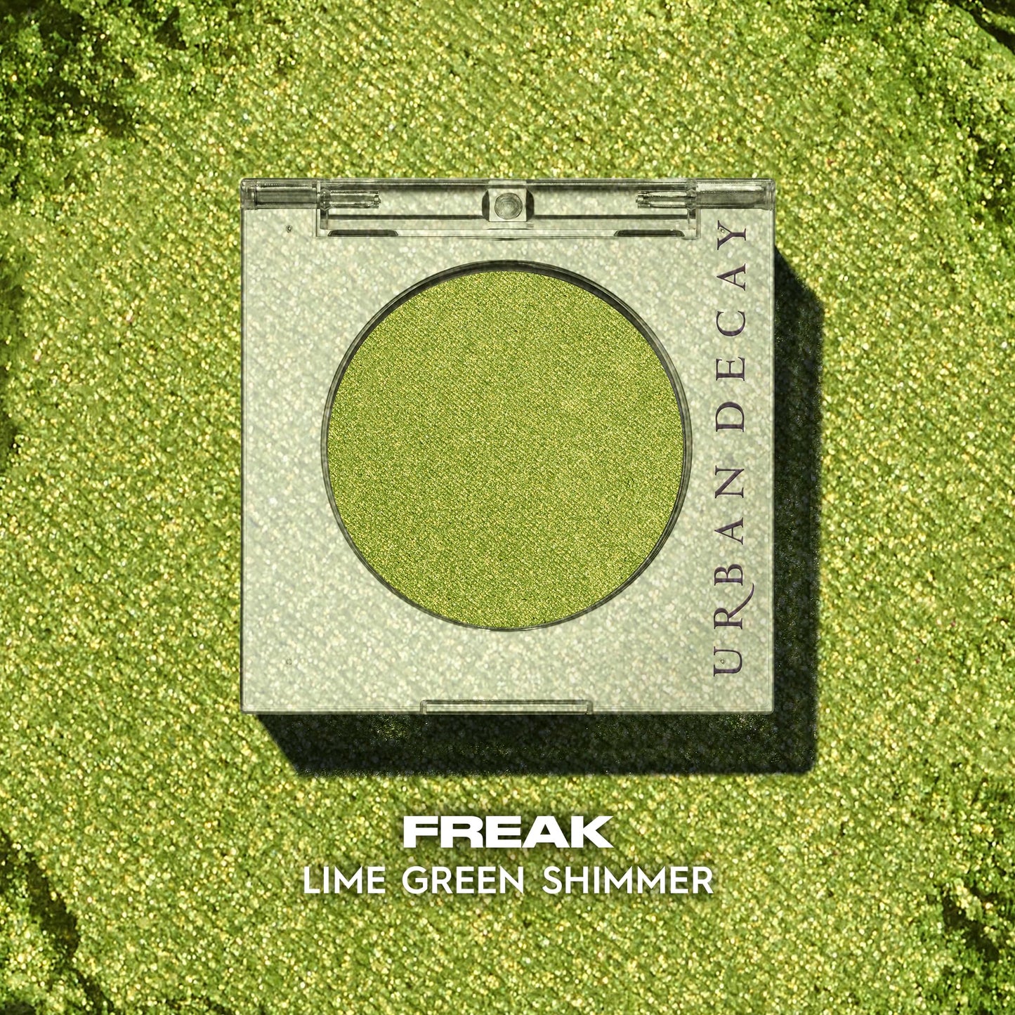 Urban Decay 24/7 Longwear Eyeshadow Single - Freak Lime Green Shimmer, High-Pigment, 12HR Wear