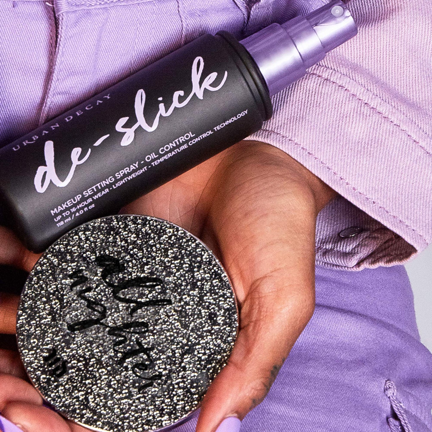 Urban Decay De-Slick Matte Setting Spray – Oil & Shine Control, Waterproof, Vegan (4 fl oz)