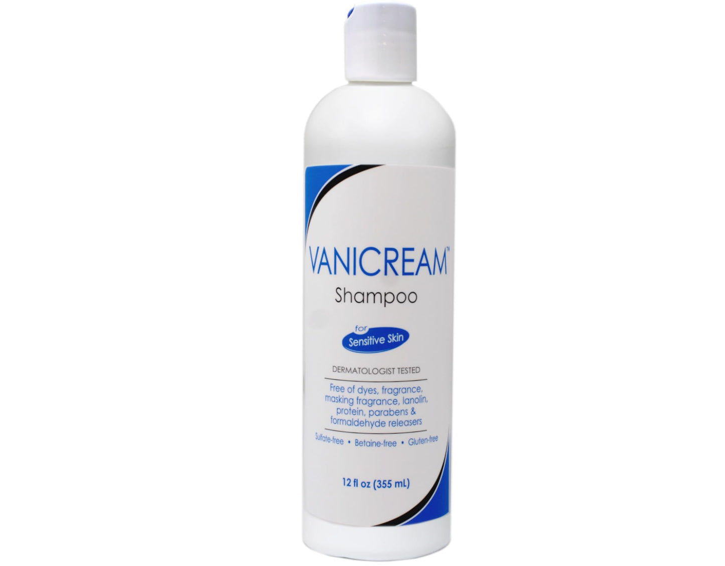 Vanicream Shampoo for Sensitive Skin – Pack of 2 (12 oz) | Fragrance-Free & Gentle