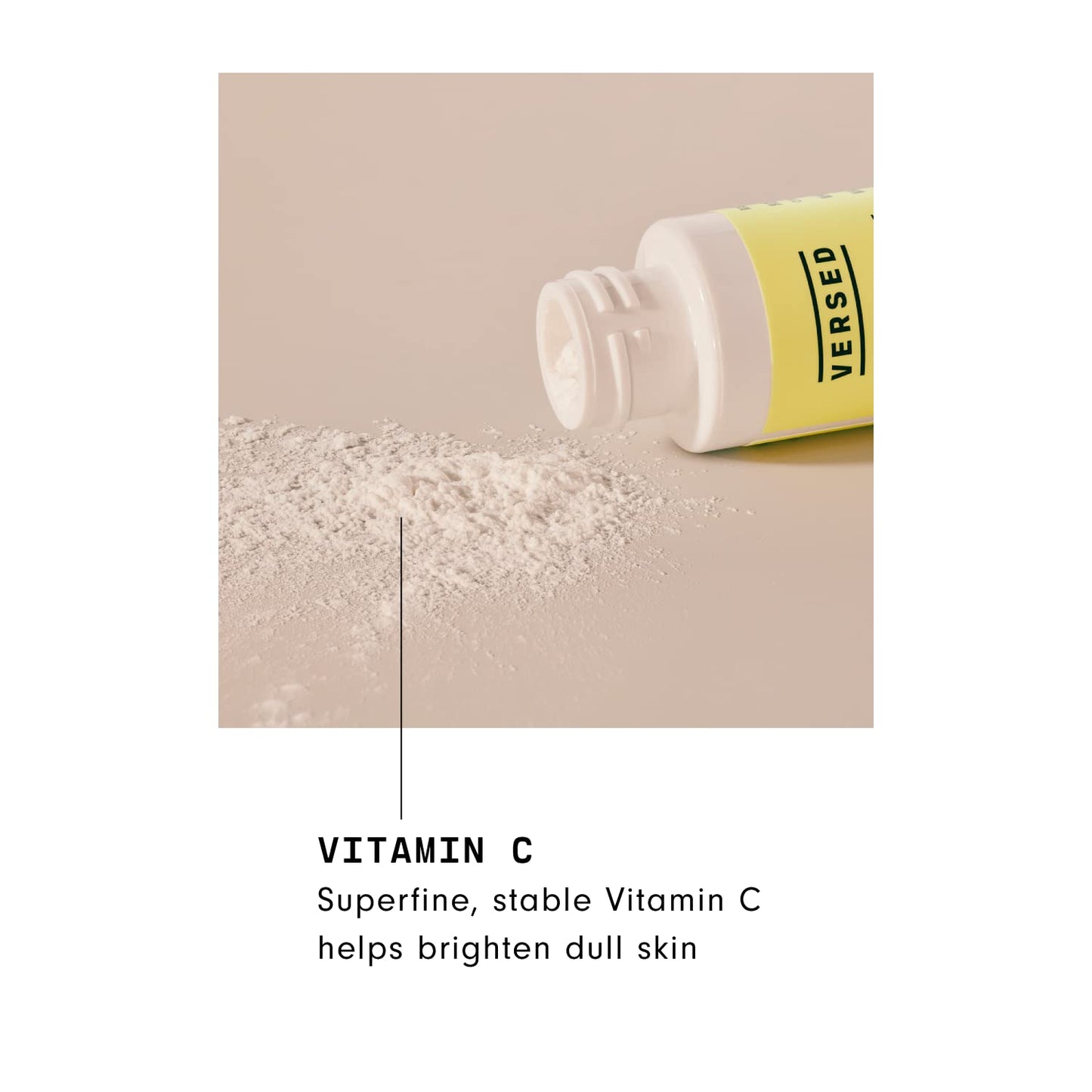 Versed Found The Light Vitamin C Powder - Mix Into Serum for Brightening