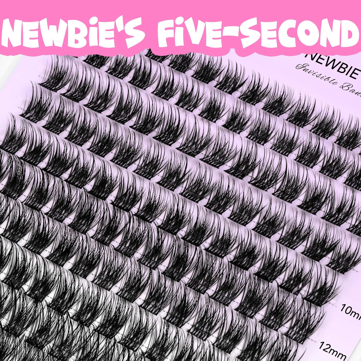 VEYESBEAUTY Dreamy Lash Clusters – DIY False Eyelashes, 8-16mm Mixed Length