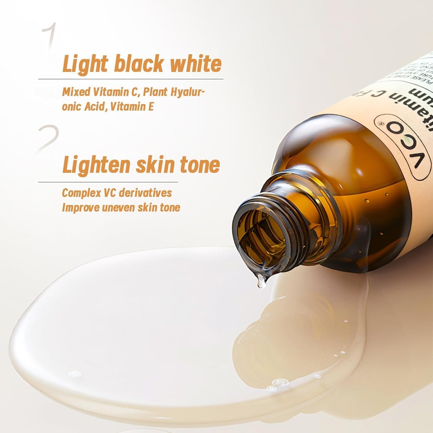 VGO Skin Care Set – Snail Mucin 92% Moisturizer & Vitamin C Serum