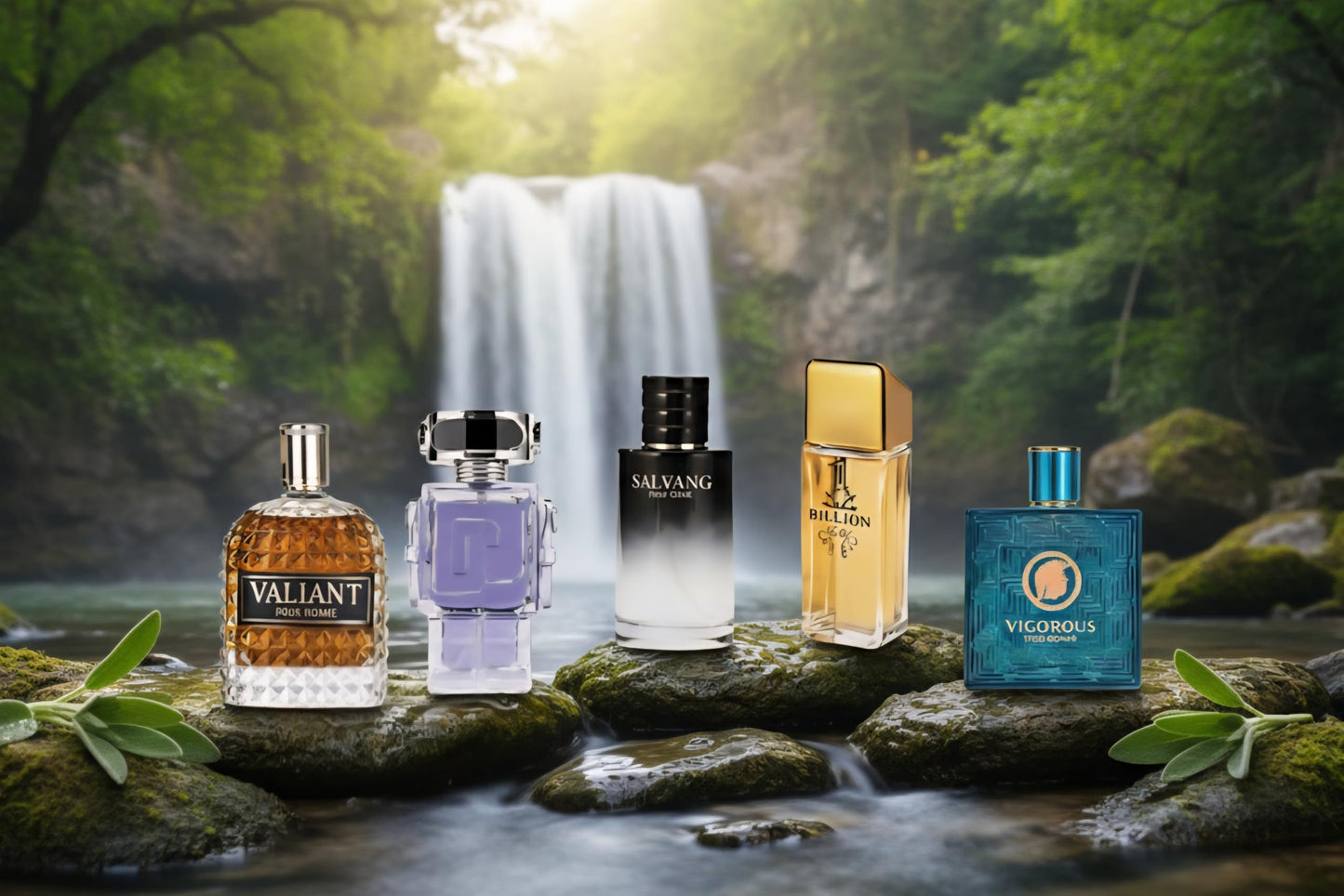Viaan Krishna Signature Scent 5-Piece Mini Fragrance Set for Men – 25ml to 30ml Bottles