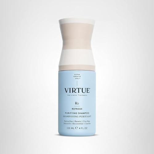 Virtue Clarifying Detox Shampoo — Sulfate-Free Weekly Detox with Alpha Keratin 60ku