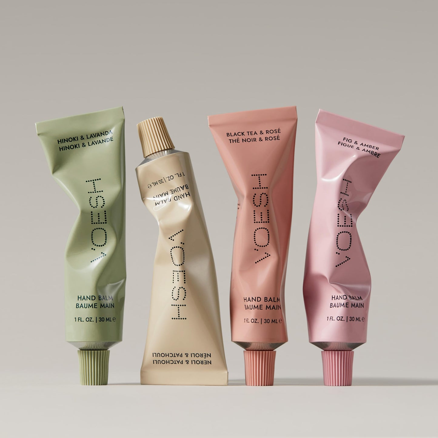 VOESH Vegan Hand Balm Gift Set – 4 Mini Balms for Deep Hydration 24+ Hours | K-Beauty
