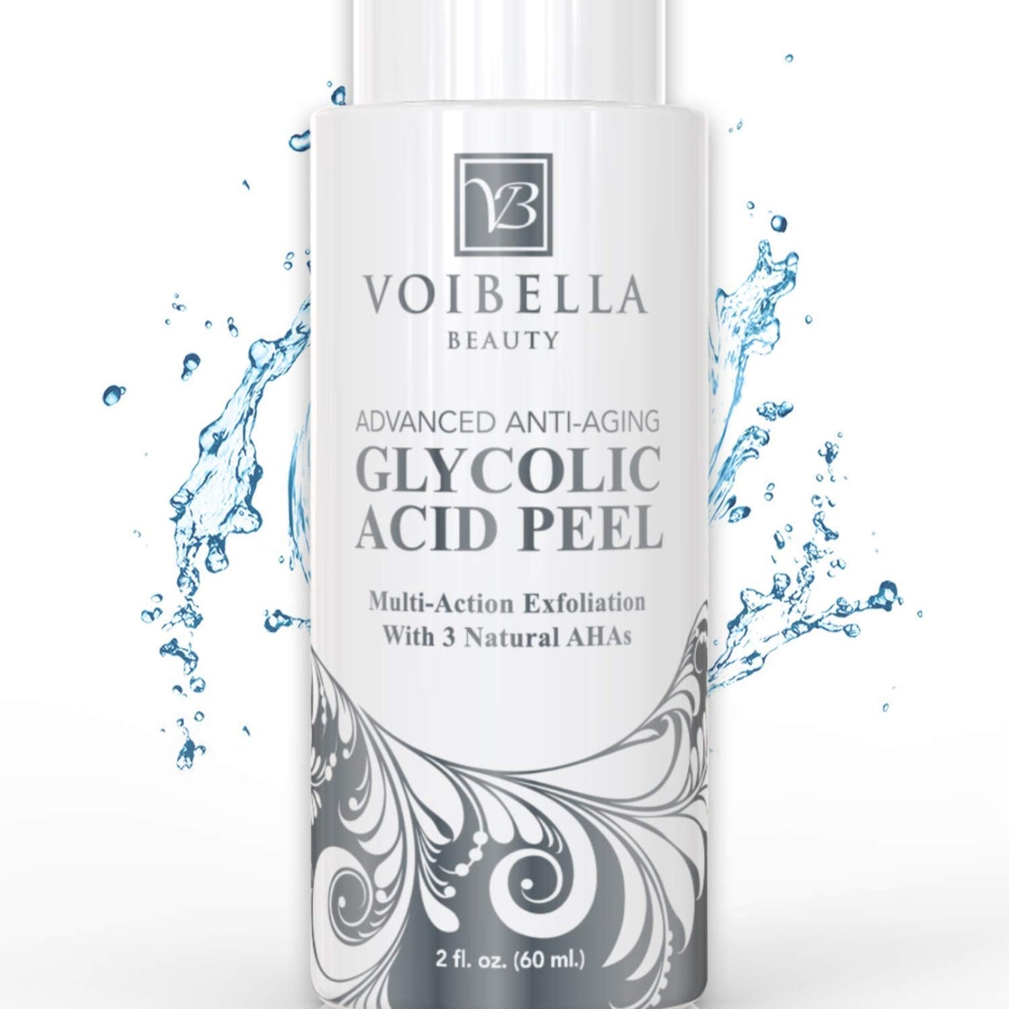 VOIBELLA BEAUTY Glycolic Acid Peel – Gentle AHA Exfoliant for Sensitive Skin