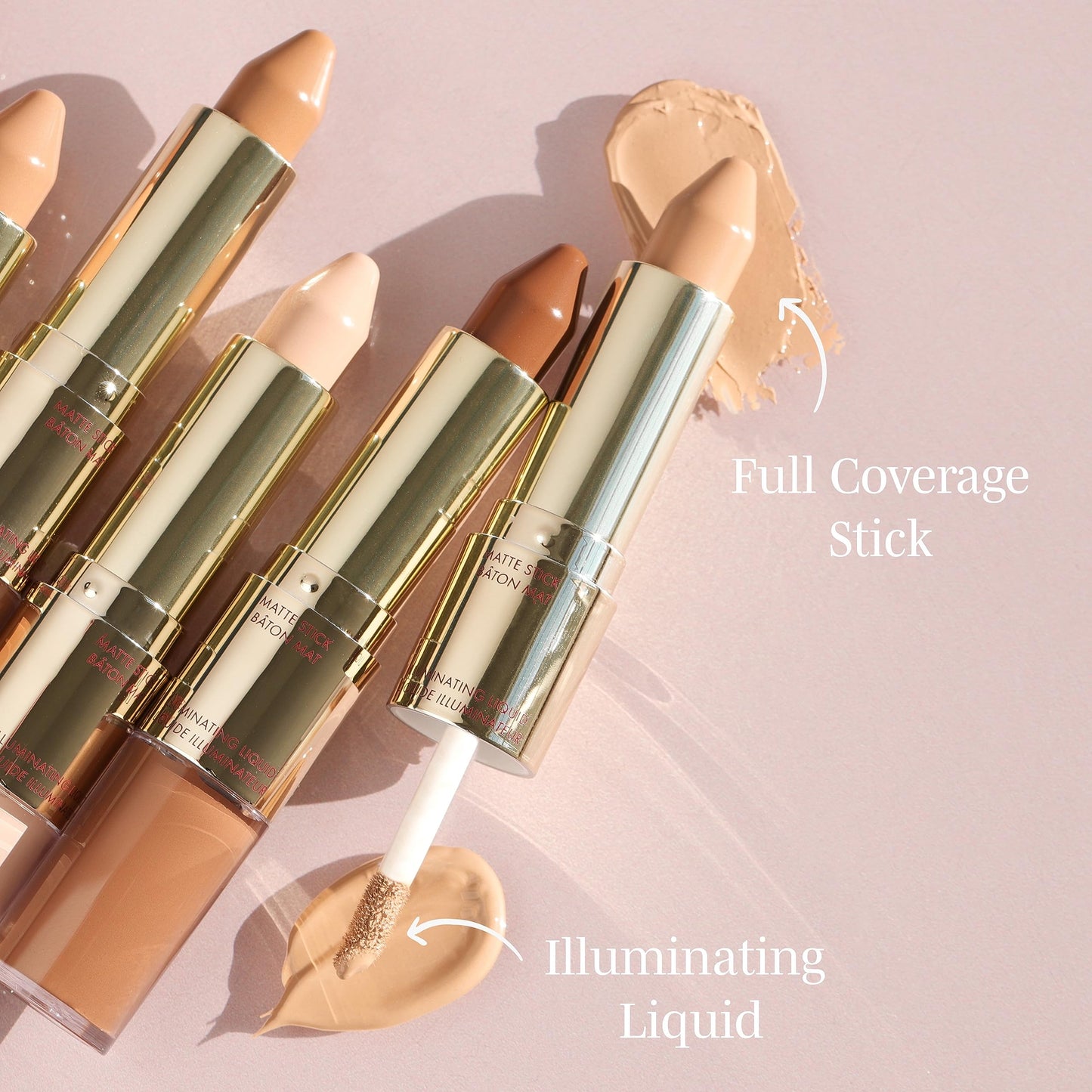 Wander Beauty Dualist Matte & Illuminating Concealer Duo - Golden Medium