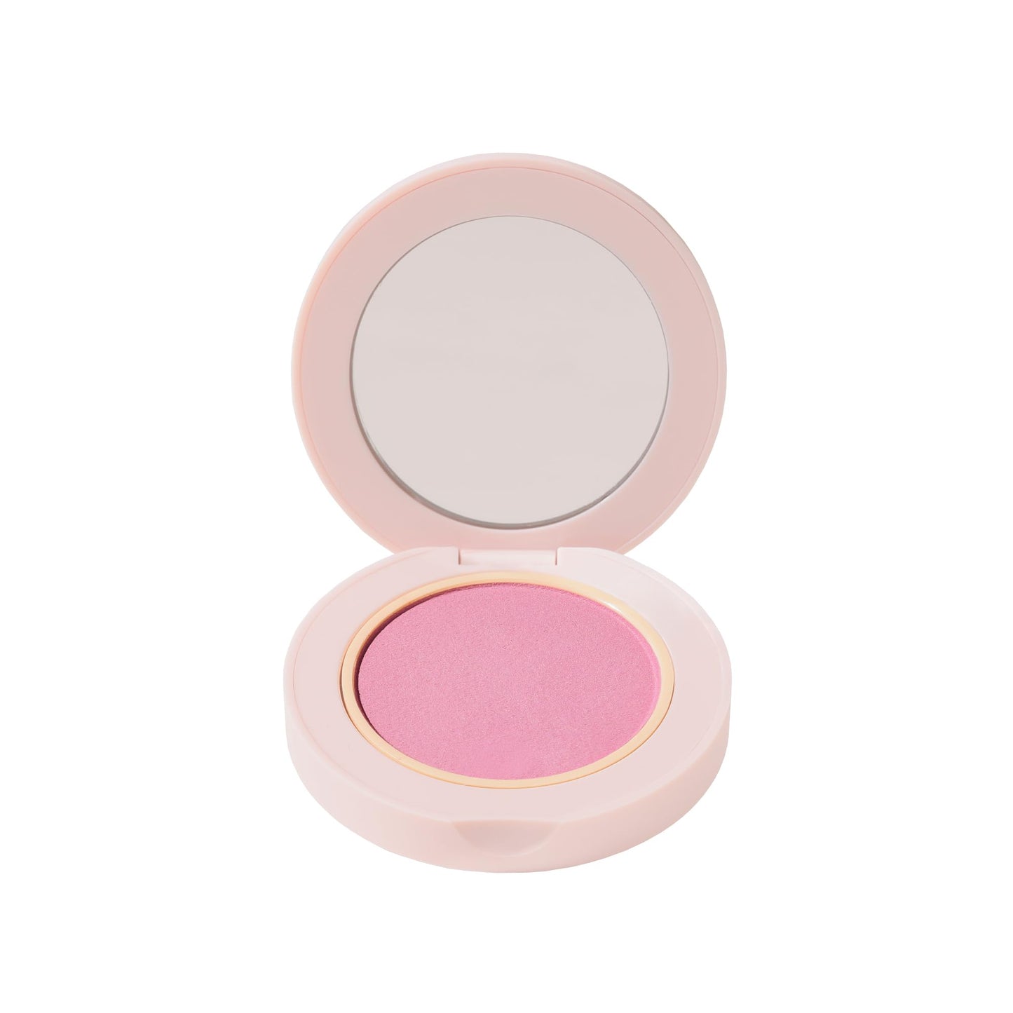 Wander Beauty Hydrating Powder Blush - Lightweight Pink Blush with Hyaluronic Acid, Squalane & Aloe - Priority Pink 0.18 oz