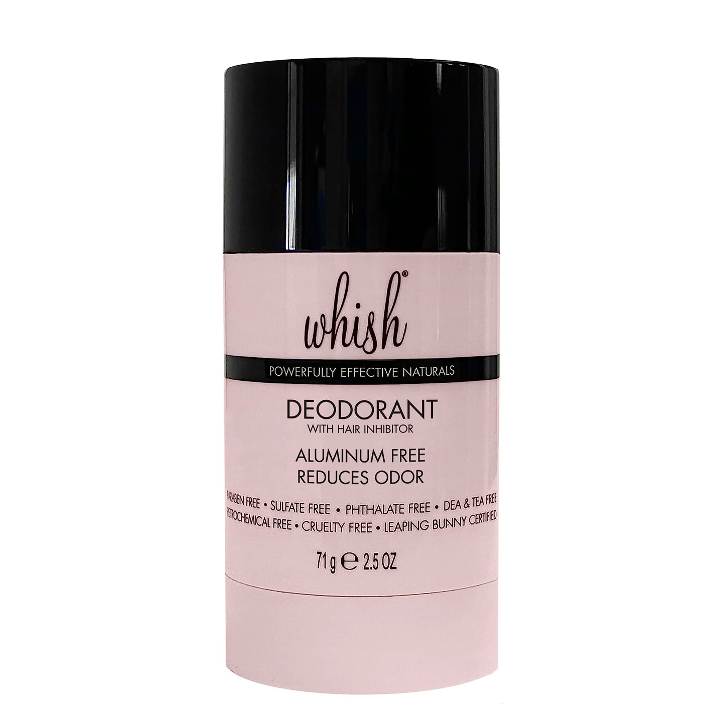 Whish Aluminum-Free Deodorant - Non-Toxic Botanical Formula, Paraben & Sulfate Free, Vegan & Cruelty-Free, 2.5 oz