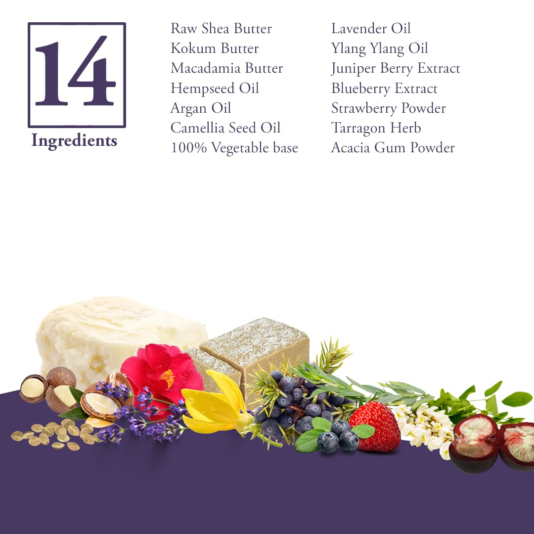 Yadain Lavender Berry Extreme Body Butter – Whipped Shea for Hydration, Elasticity & Recovery | 12oz