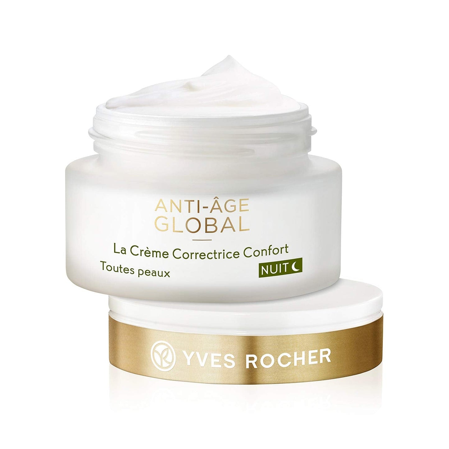 Yves Rocher Anti-Aging Comfort Night Cream – Smooth Skin & Radiance | 1.7 fl oz