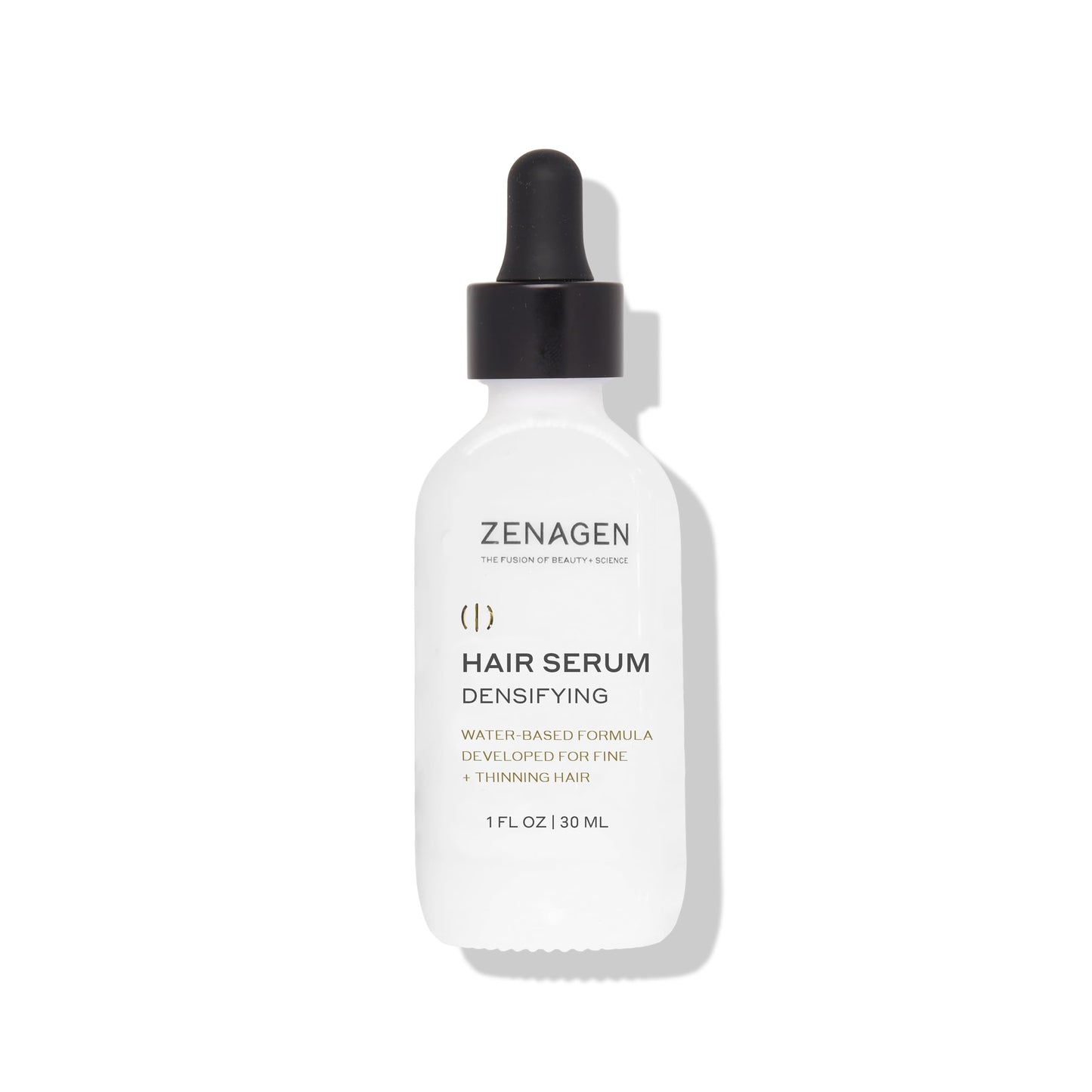 ZENAGEN Densifying Hair Serum for Fine + Thinning Hair | Lightweight, Water-Based, Plant-Based, Vegan 1 oz