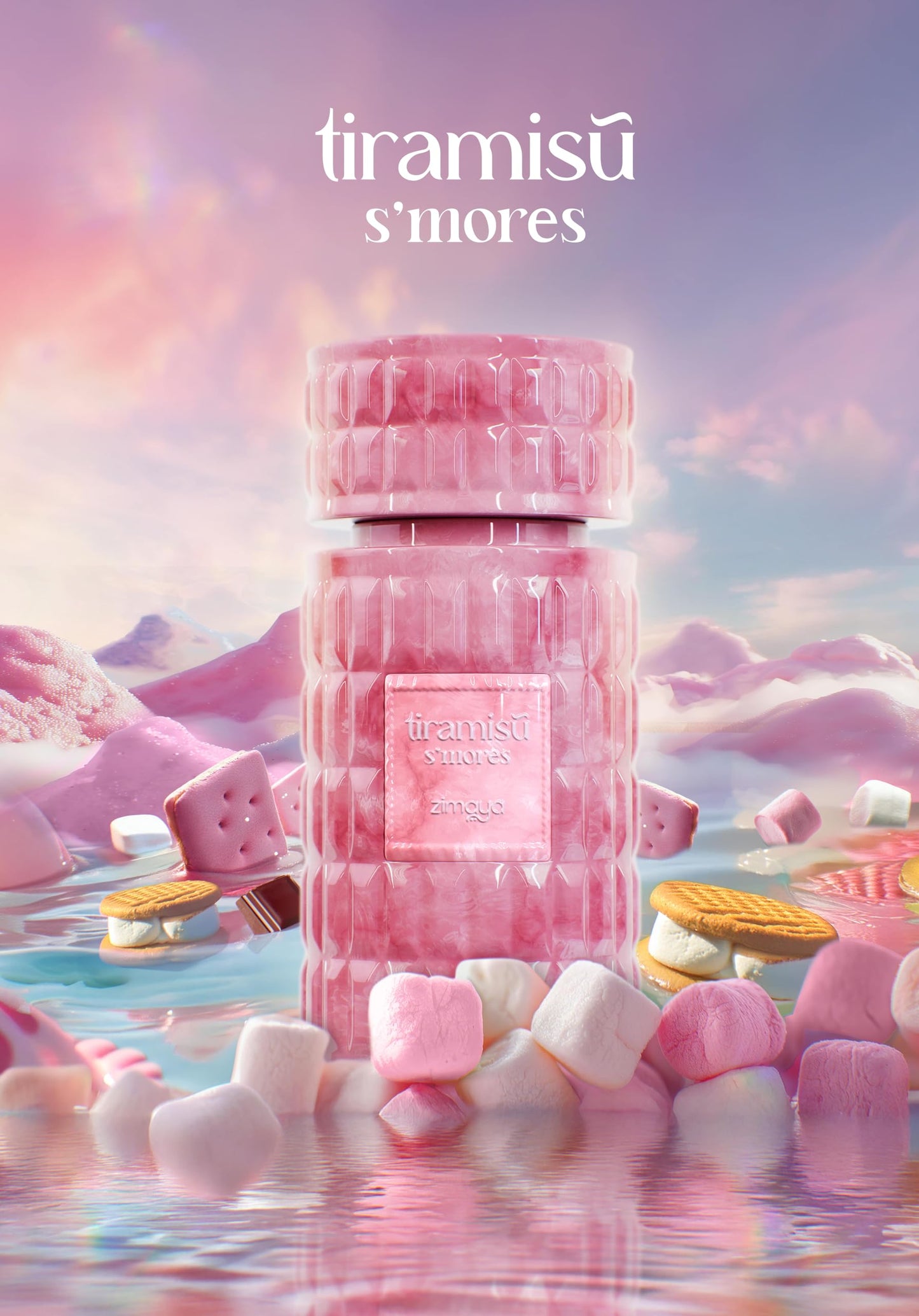 Zimaya Tiramisu S'mores for Women Eau de Parfum, 3.4 Fl Oz
