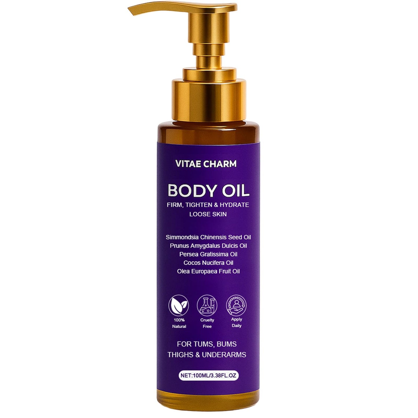 Zotreval Vitae Charm Body Oil | Luxury Firming & Hydration for Crepe Skin