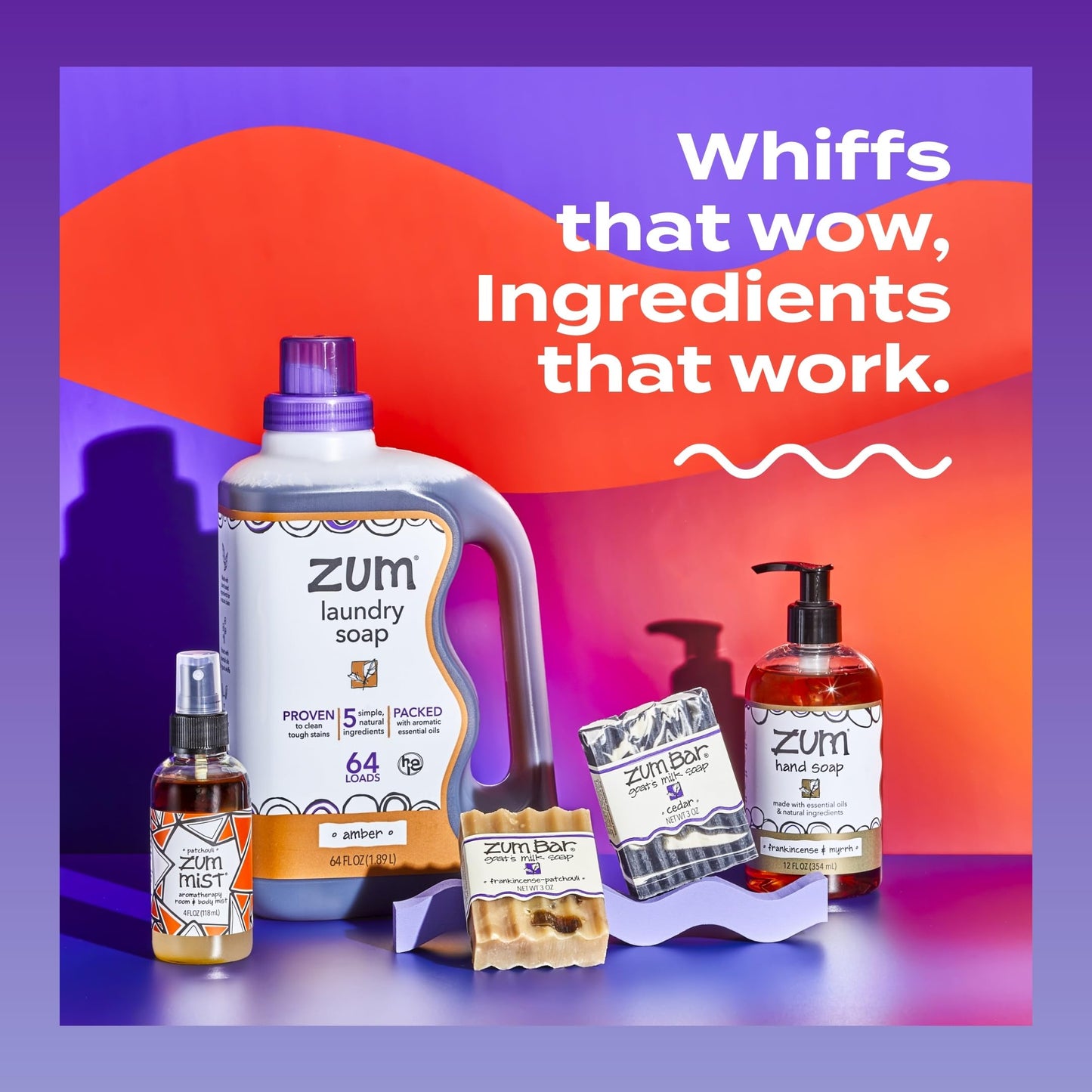 Zum Indigo Wild Goat's Milk Soap Bar – Amber, Essential Oils, 3 oz (6 Pack)
