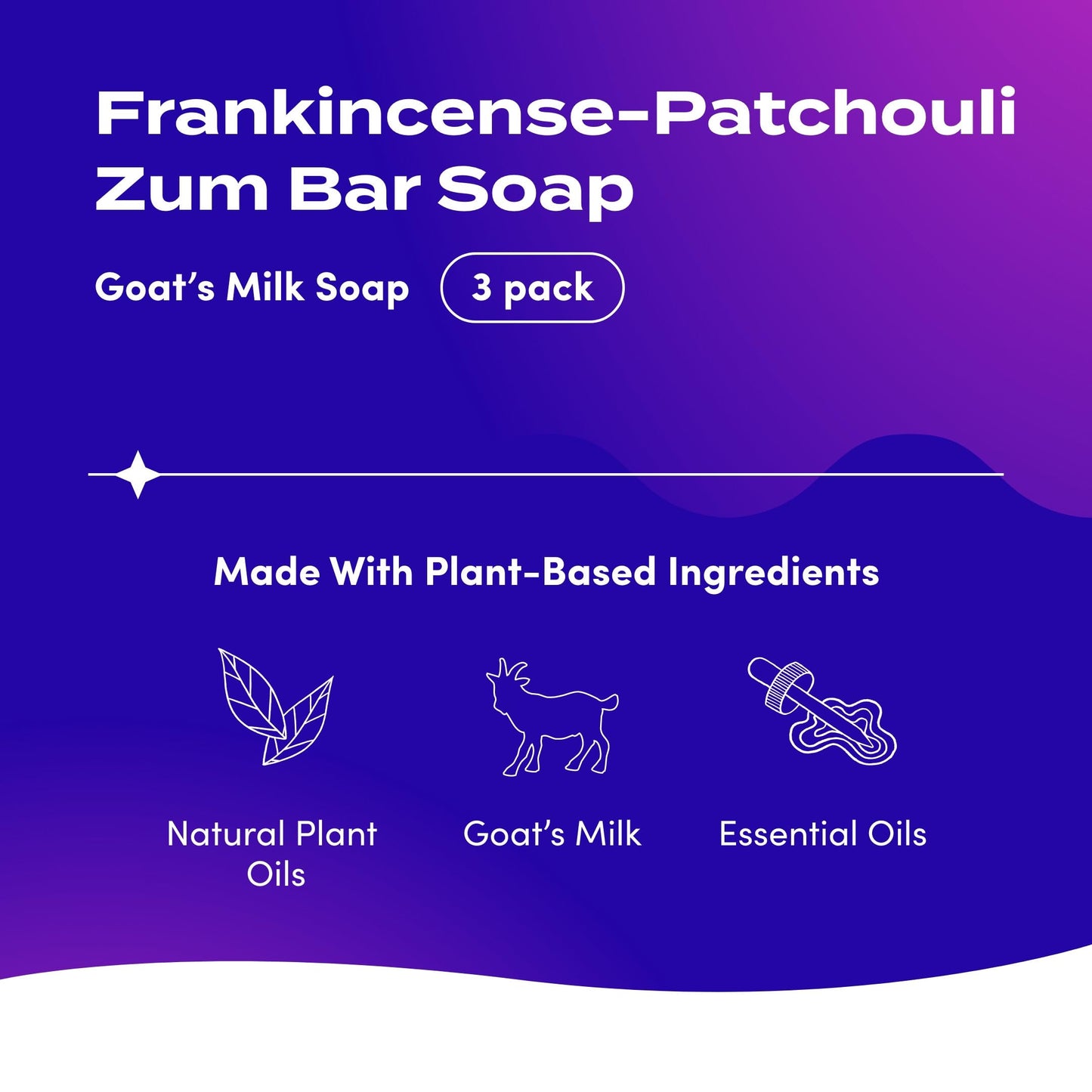 Zum Indigo Wild Goat Milk Soap Bar Set – 6 x 3 oz with Essential Oils